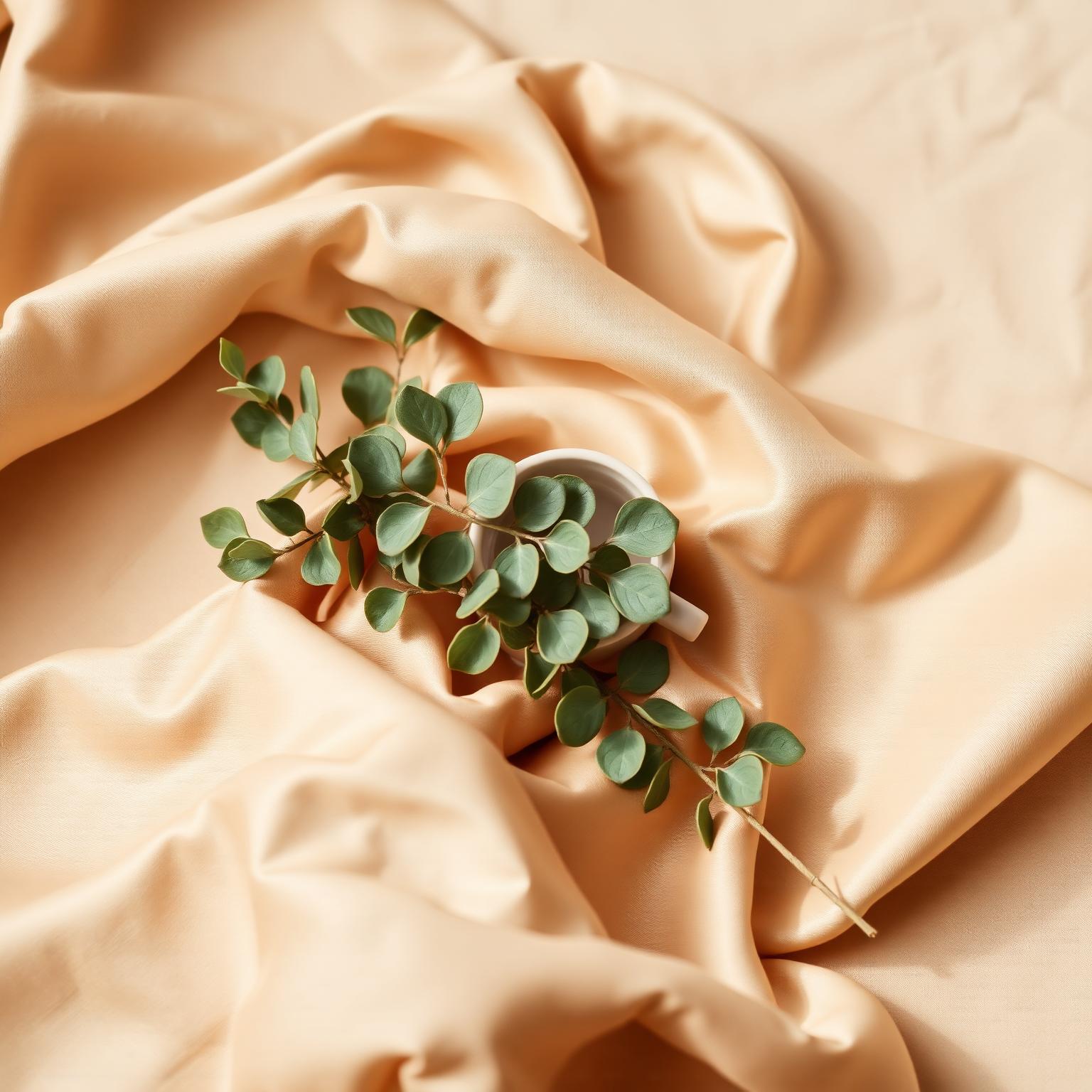 Calm, natural wellness still life
